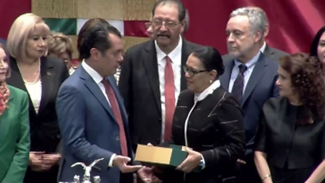 Rosa Icela Rodríguez entrega el Primer Informe de Gobierno de Sheinbaum en la Cámara de Diputados