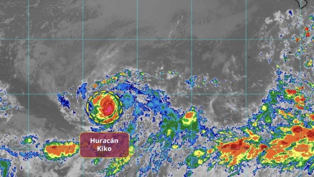 Huracán ‘Kiko’ es categoría 1 HOY: ¿Tendrá efectos en México? Conagua informa
