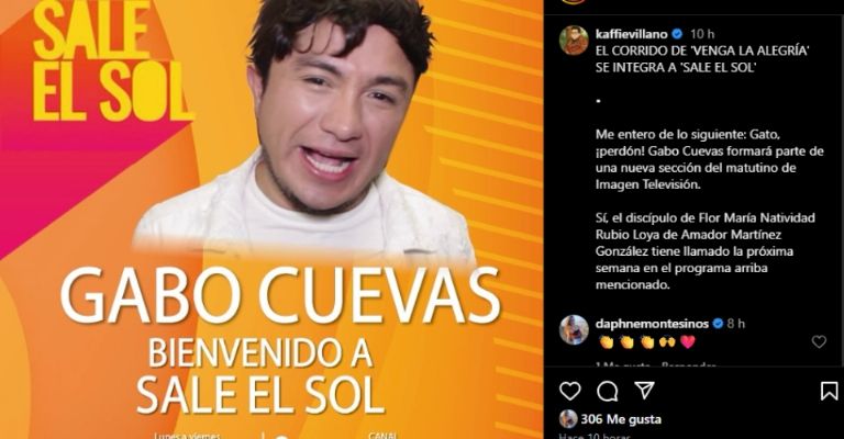 Gabo Cuevas se uniría a Sale el Sol tras despido de Venga la Alegría