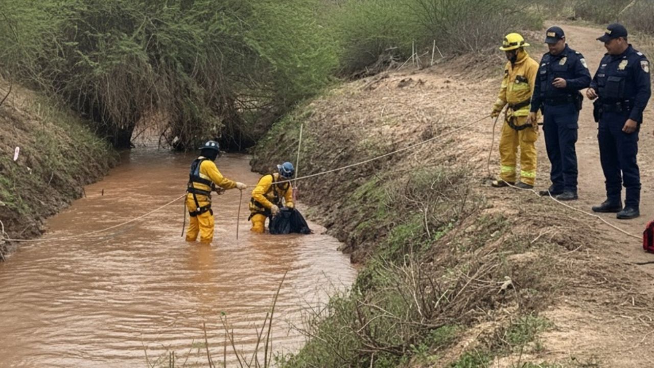 Alerta en Empalme: Se movilizan autoridades tras hallazgo de cuerpo dentro de arroyo