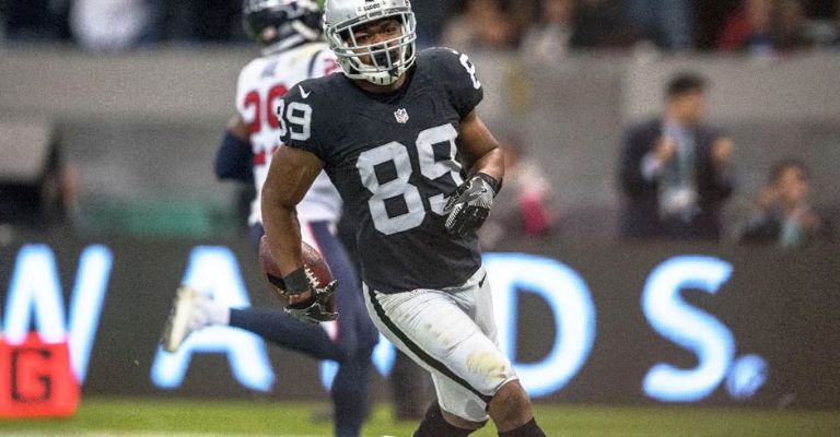 El veterano receptor inició su carrera con los Raiders
