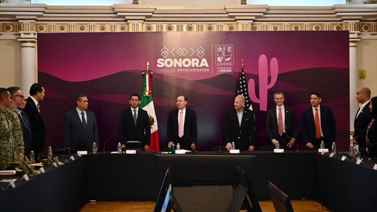 Refuerzan Alfonso Durazo y Claudia Sheinbaum estrategia de seguridad binacional en Sonora