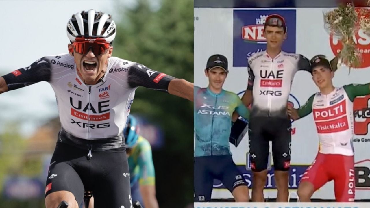 Llegó la décima; Isaac del Toro gana GP Industria y Artigianato; rompe récord del UAE Team