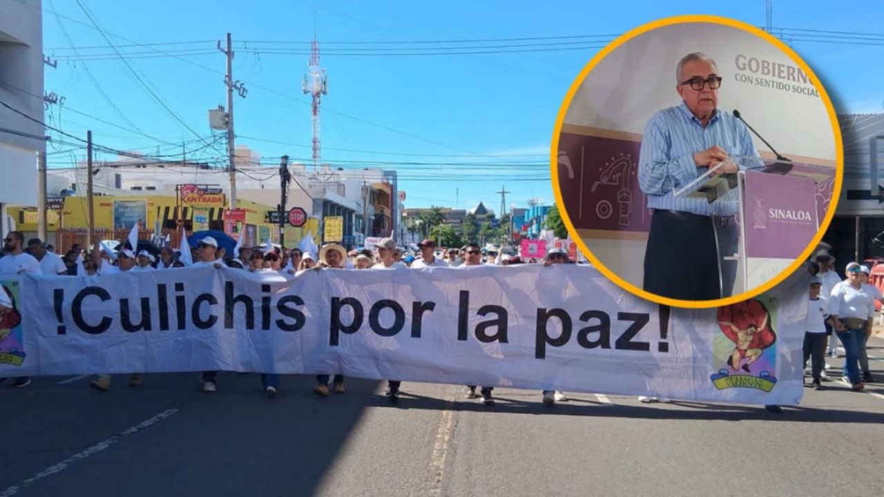 El gobernador de Sinaloa, Rocha Moya, reconoce que aún no se recupera la paz en el estado