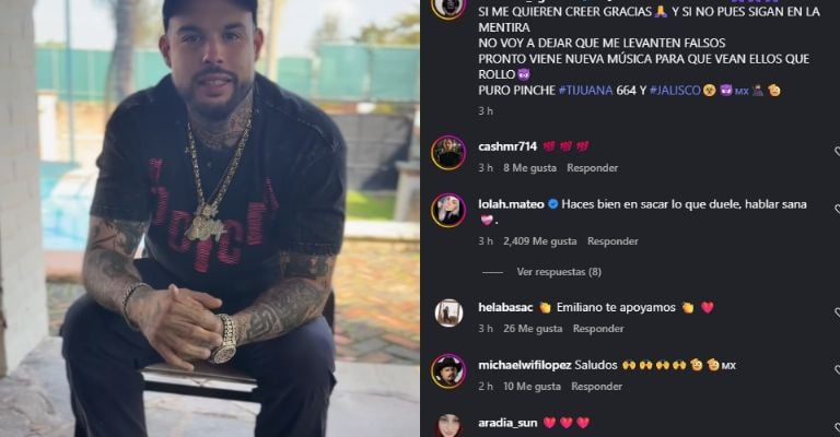 Emiliano Aguilar arremete contra Pepe Aguilar por hablar de su hija y mentir sobre su distanciamiento