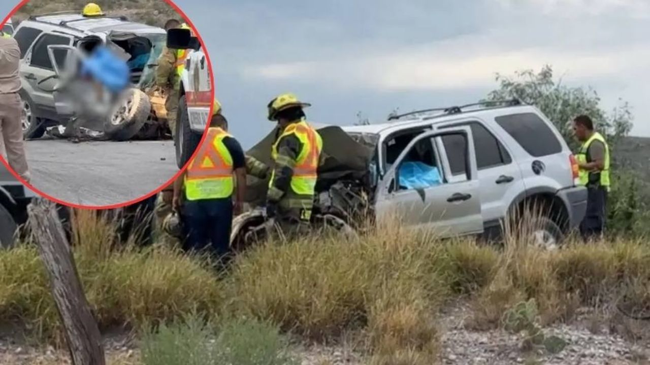 Tragedia en Coahuila: Madre e hija mueren tras impactarse de frente con un pipa de Pemex