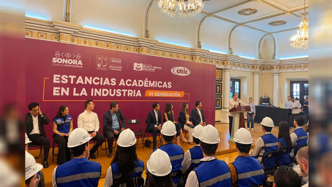 Dan bienvenida a estudiantes sonorenses de ‘Estancias Académicas en la Industria’