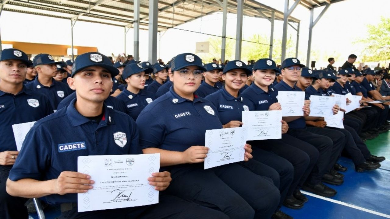 Egresan 155 cadetes de la Universidad de la Seguridad Pública; se sumarán a la PESP