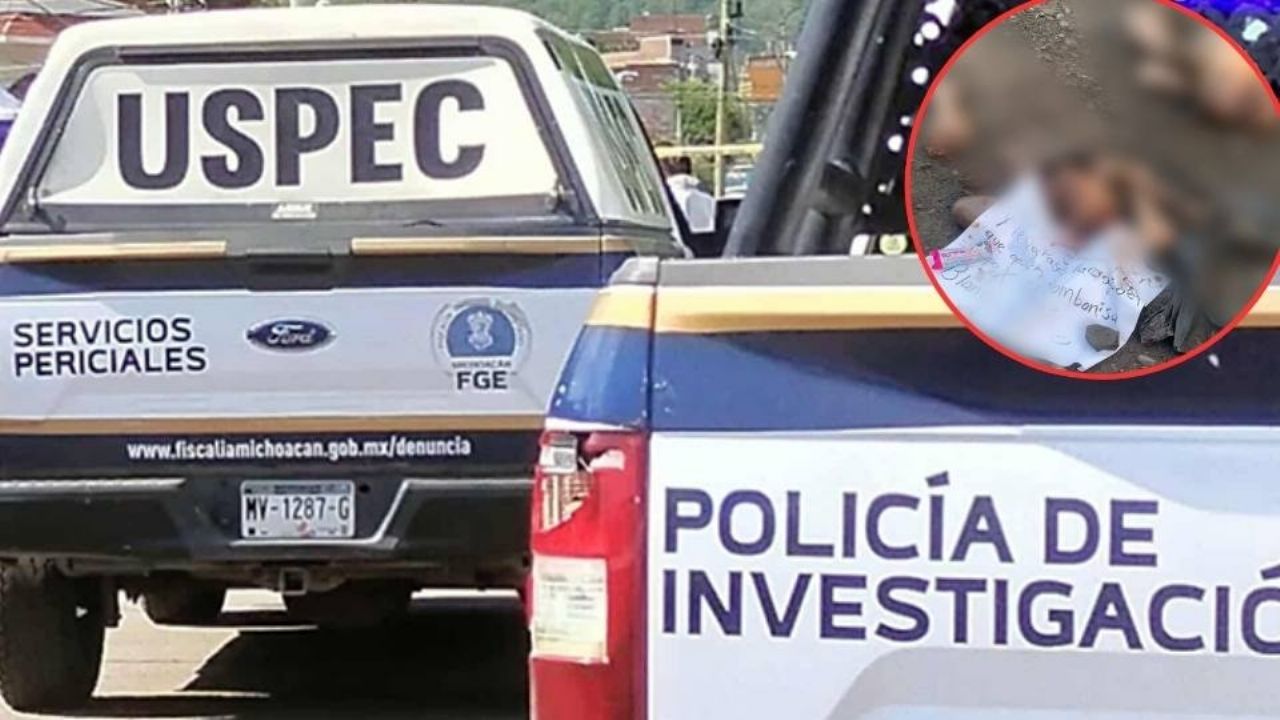 CJNG abandona cuerpo descuartizado en una carretera rural de Michoacán; filtran FOTOS