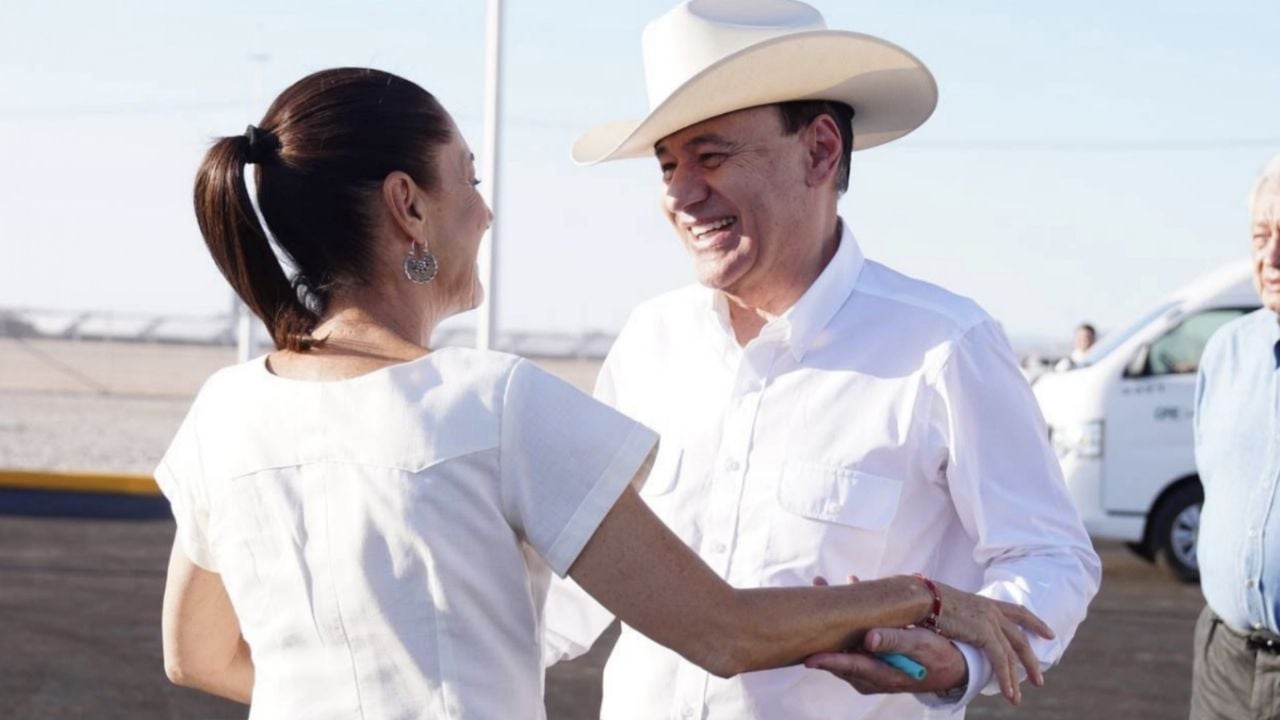 Sheinbaum reconoce a Alfonso Durazo de cara su Cuarto Informe: “Es muy buen gobernador”