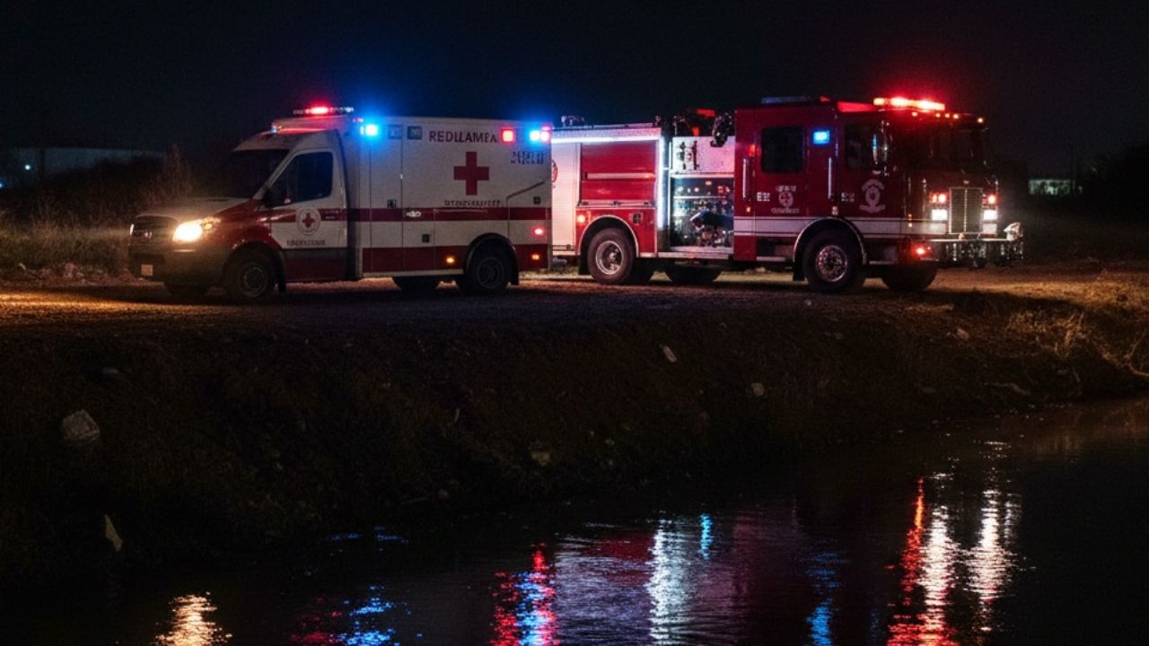 Tragedia en Ciudad Obregón: Hombre muere ahogado tras caer a las aguas del Canal Bajo
