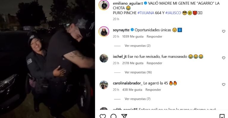 Emiliano Aguilar arrestado en Tijuana y filtra video del impactante momento