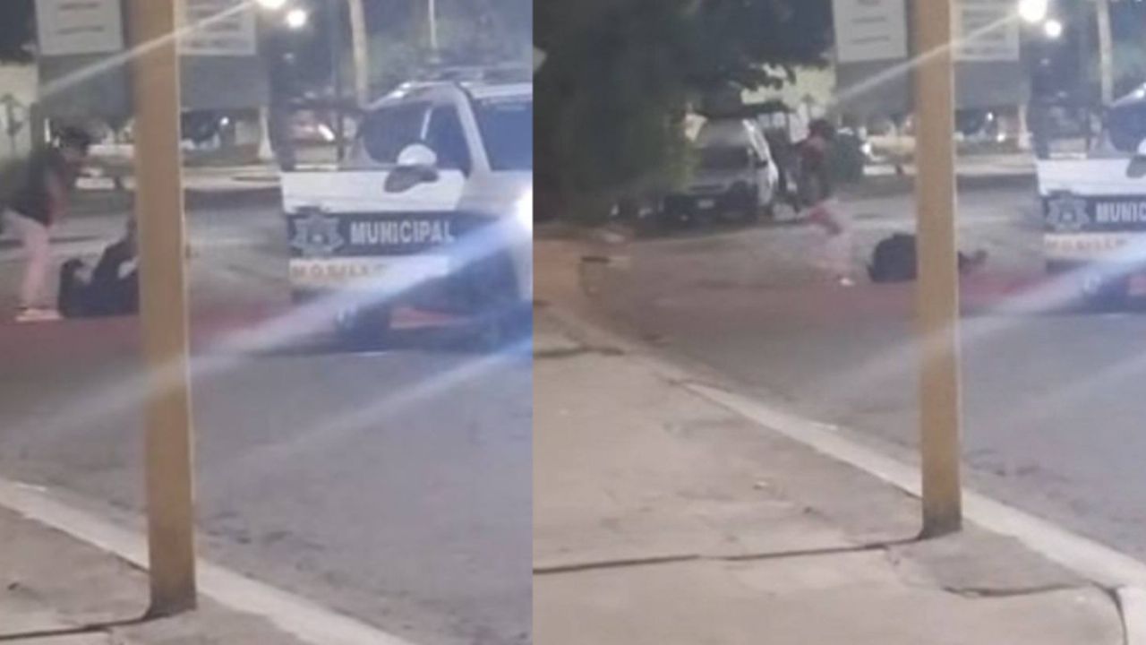 VIDEO: Jóvenes golpean a policías de Hermosillo; hay un menor detenido y un elemento lesionado
