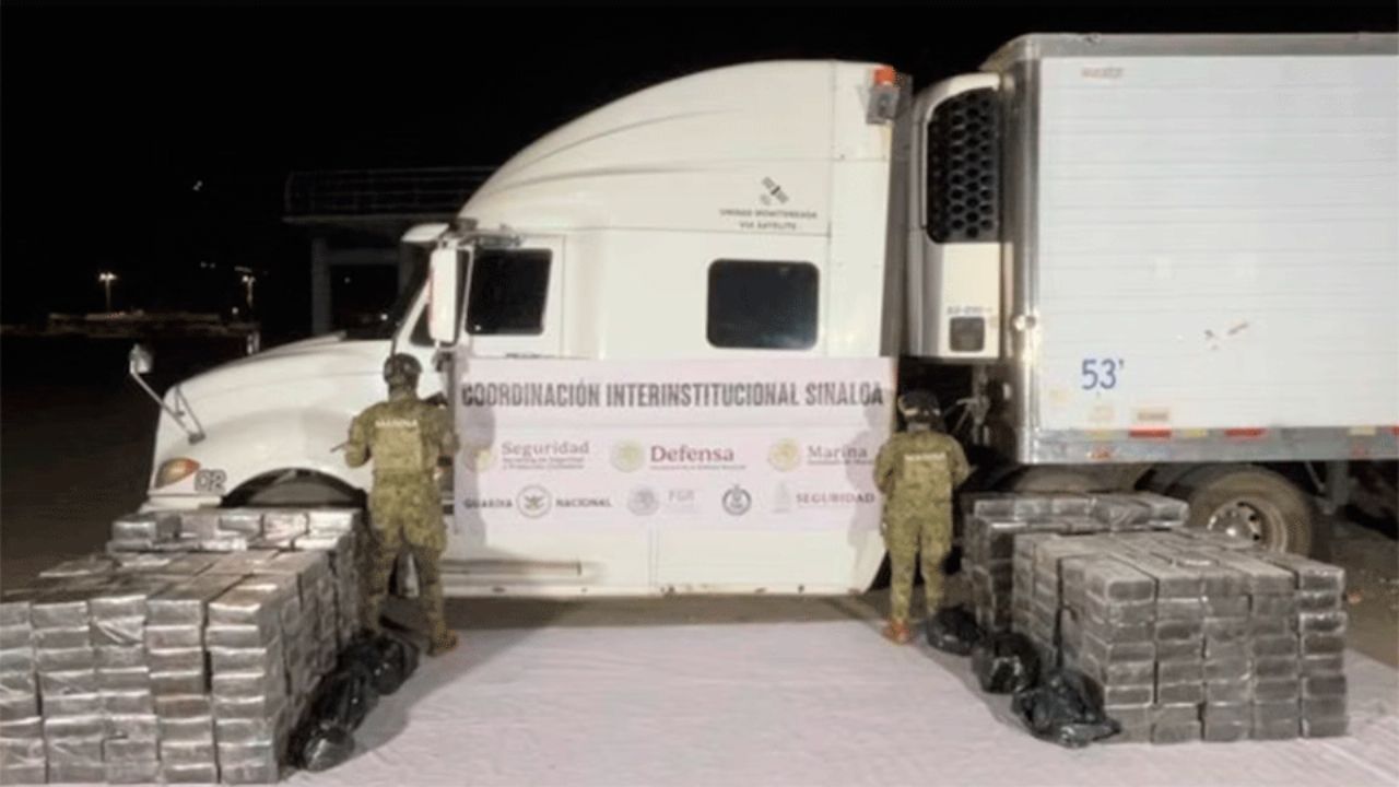 Incautan 1.5 toneladas de metanfetaminas en Mazatlán; presuntos vínculos con Los Chapitos