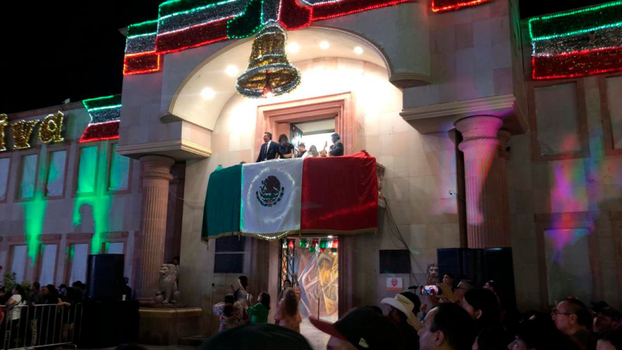 Lamarque encabeza Grito de Independencia en Cajeme; “Honremos a las mujeres y hombres que nos dieron patria”