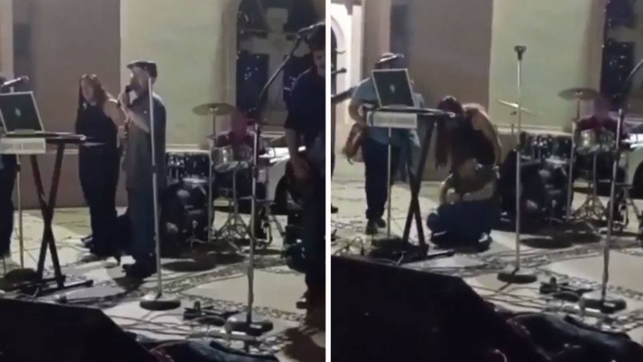 VIDEO: Maestro se desploma y muere durante una presentación musical en Magdalena de Kino