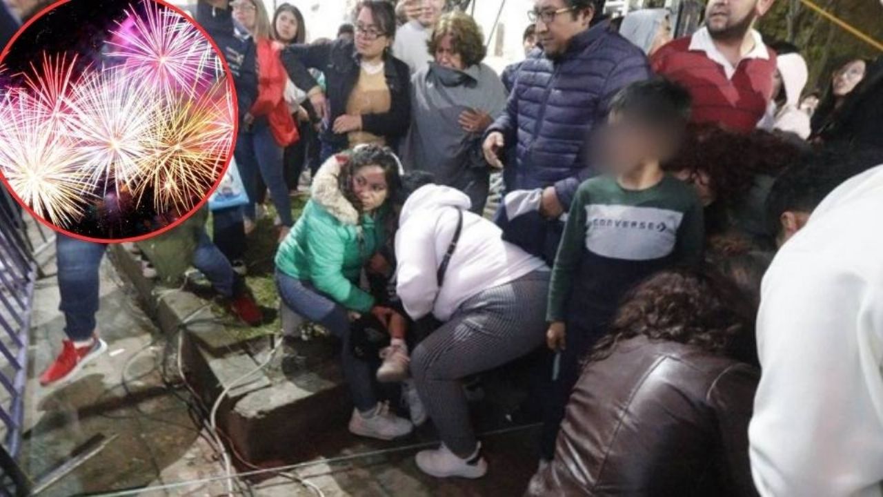 Niño sufre quemaduras en Tlaxcala por la explosión de pirotecnia en el Grito de Independencia