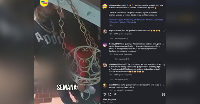 Exnovia de Emiliano Aguilar expone porqué terminaron