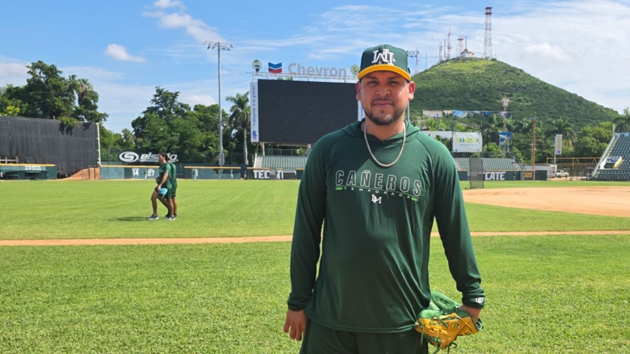 El lanzador estrella de Cañeros, Luis Fernando Miranda, ya reporta con sus compañeros