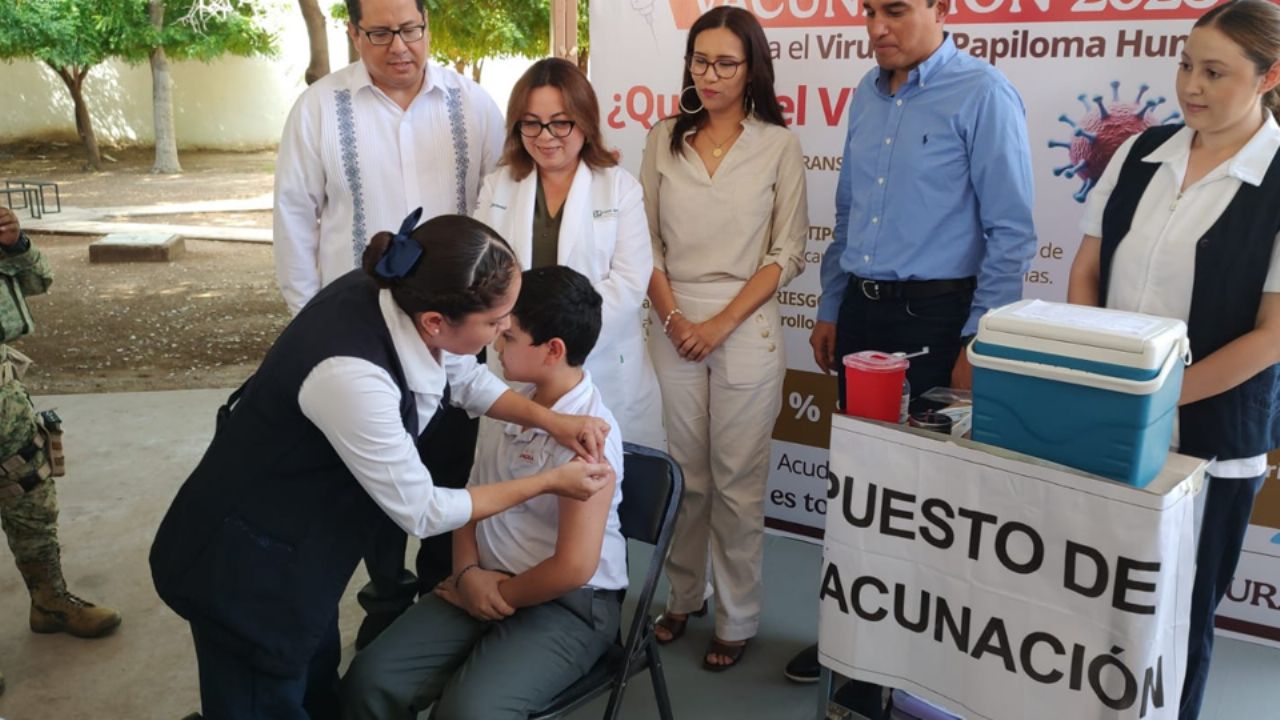 Inicia vacunación contra el virus del papiloma humano para infantes en Sonora