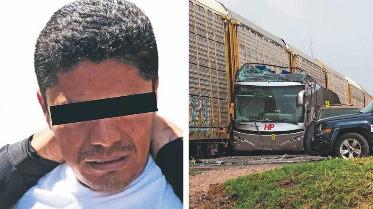 Se queda en prisión: Vinculan a chofer por mortal choque entre autobús y tren en Edomex