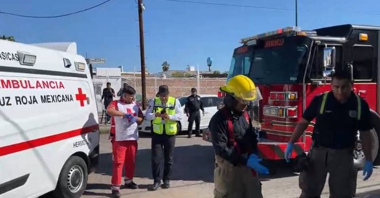 Al lugar arribó personal de Cruz Roja, Bomberos y autoridades policíacas