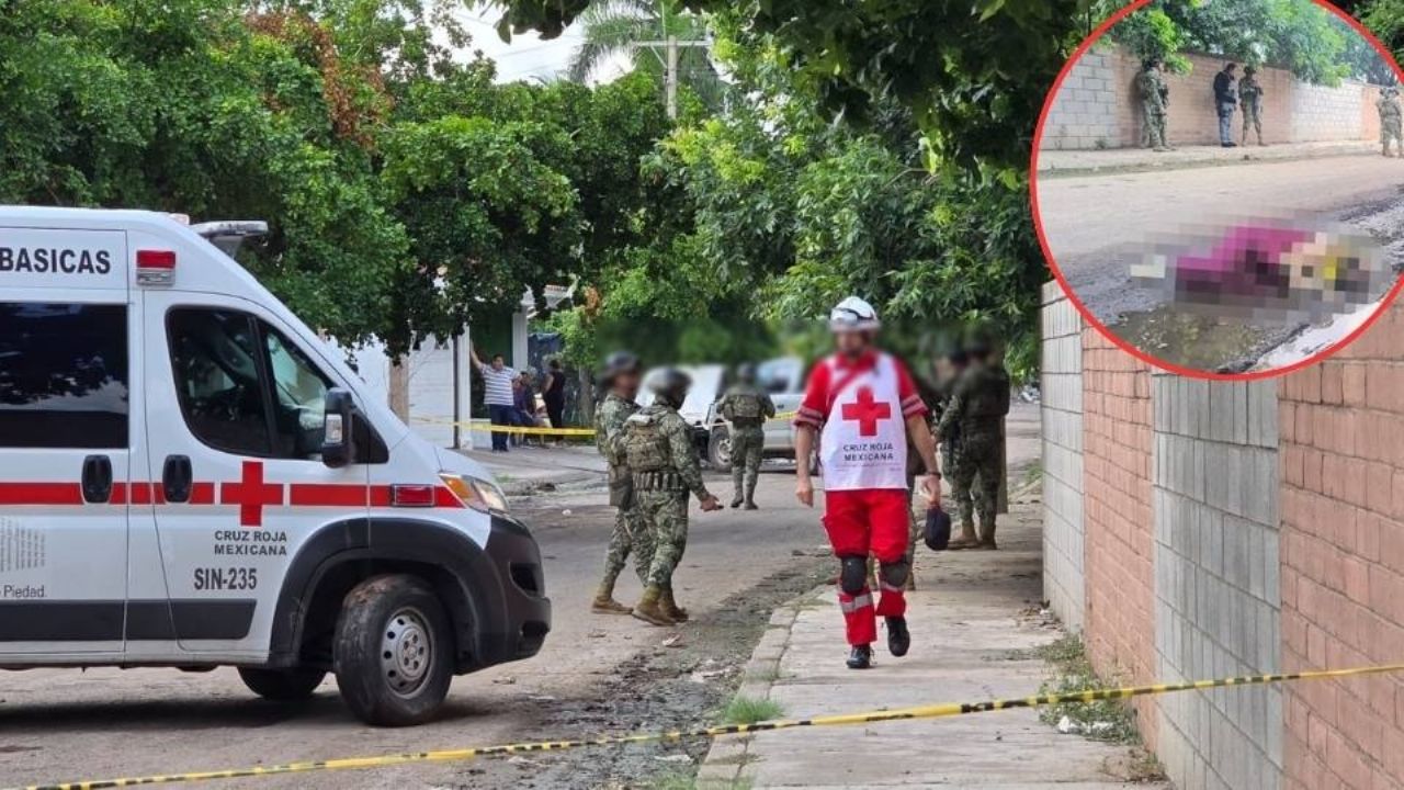 Doble homicidio en Culiacán: Ejecutan a balazos a una mujer y un hombre en plena calle