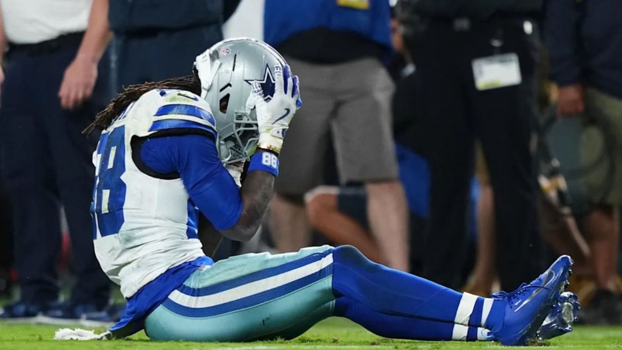 Cowboys, mal y de malas; pierden a CeeDee Lamb con un esguince de tobillo