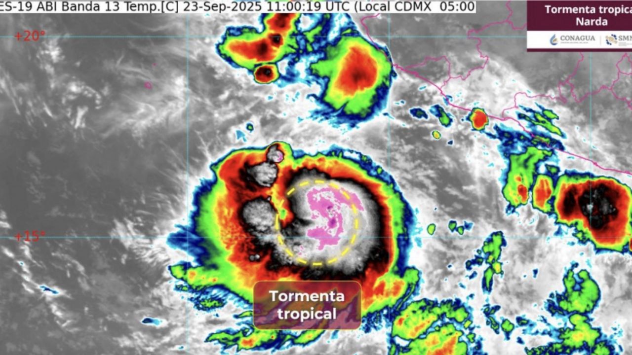 ‘Narda’, rumbo a ser HURACÁN HOY martes 23 de septiembre: Estados de México afectados
