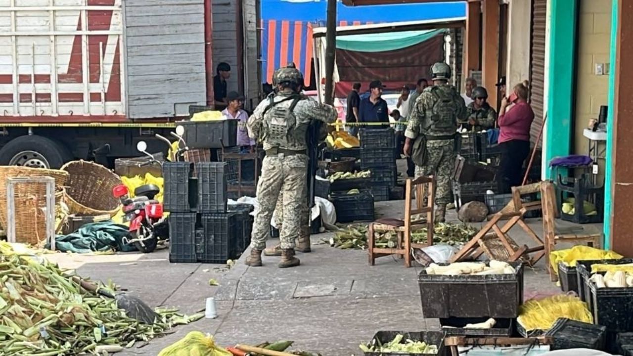Se registra atentado en el Mercado de Abastos de Culiacán; víctimas mueren en el hospital