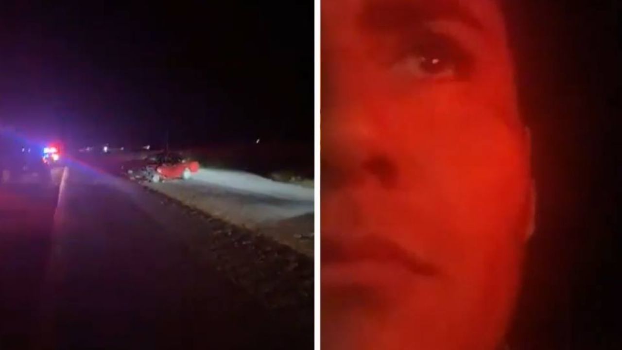 Reportero cubre un accidente y en pleno en vivo se entera que sus hijos eran las víctimas