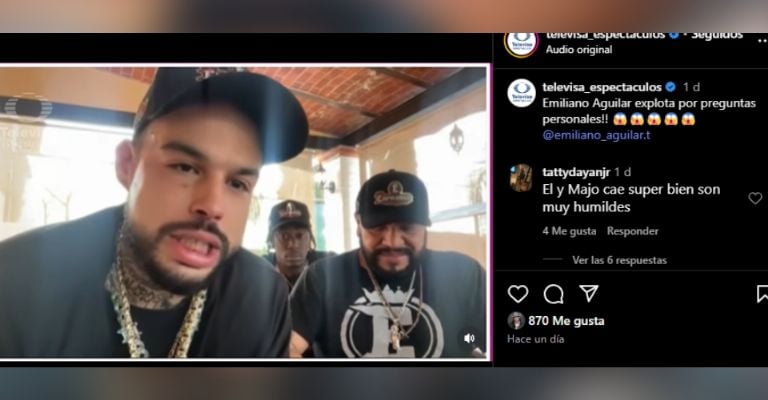 Emiliano Aguilar abandona entrevista al tocar temas de Pepe Aguilar y sus hijas