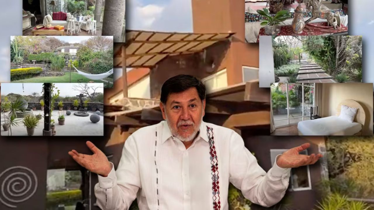 Roban millonaria casa del senador Gerardo Fernández Noroña en Tepoztlán; expone denuncia en redes