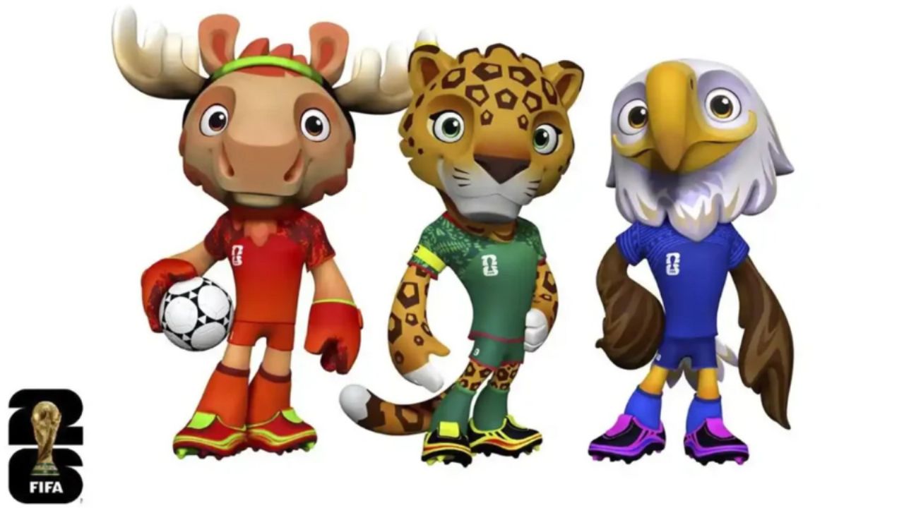 FIFA 2026: ‘Maple’, ‘Zayu’ y ‘Clutch’, las mascotas que unirán Norteamérica en el Mundial