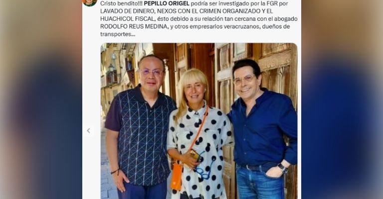 Pepillo Origel es vinculado con el narcotráfico y él responde a estas acusaciones