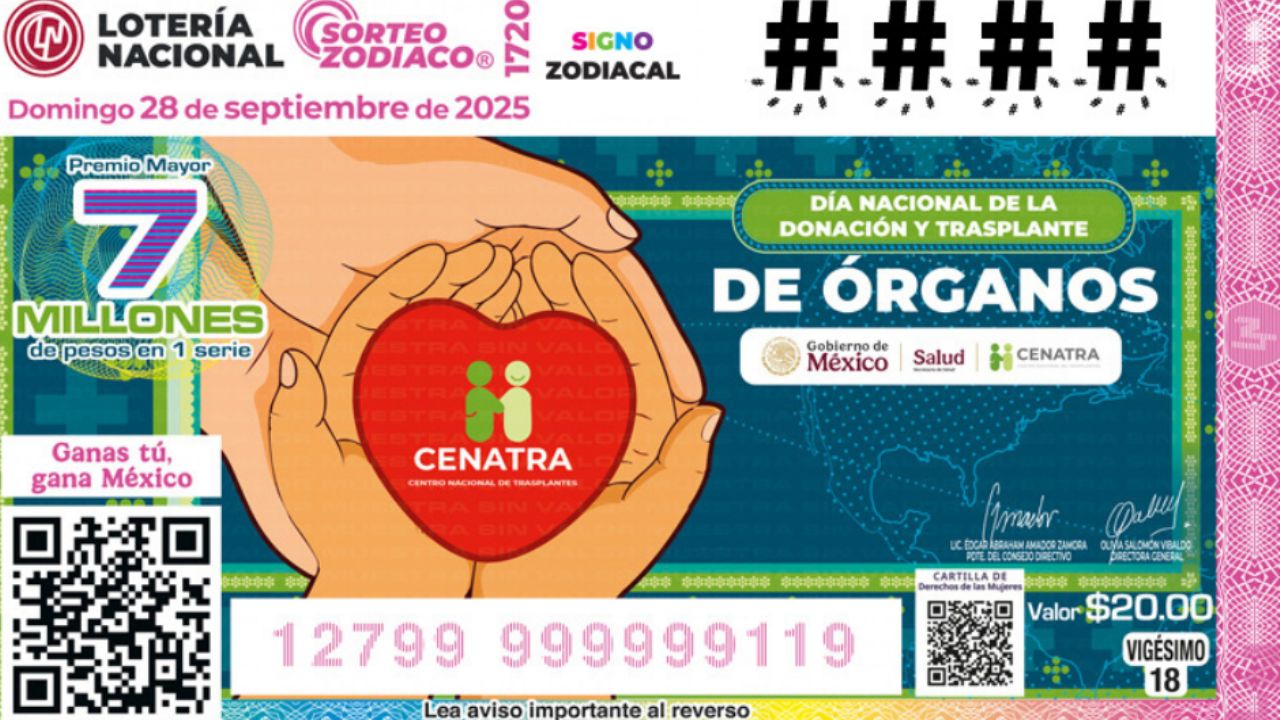 Lista COMPLETA de GANADORES del Sorteo Zodiaco No. 1720 de la Lotería Nacional de HOY, domingo 28 de septiembre