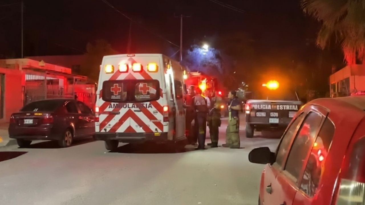 Se registra explosión en domicilio al norte de Hermosillo; una mujer resultó afectada