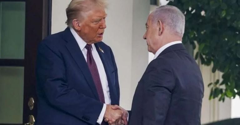 Donald Trump y Benjamín Netanyahu