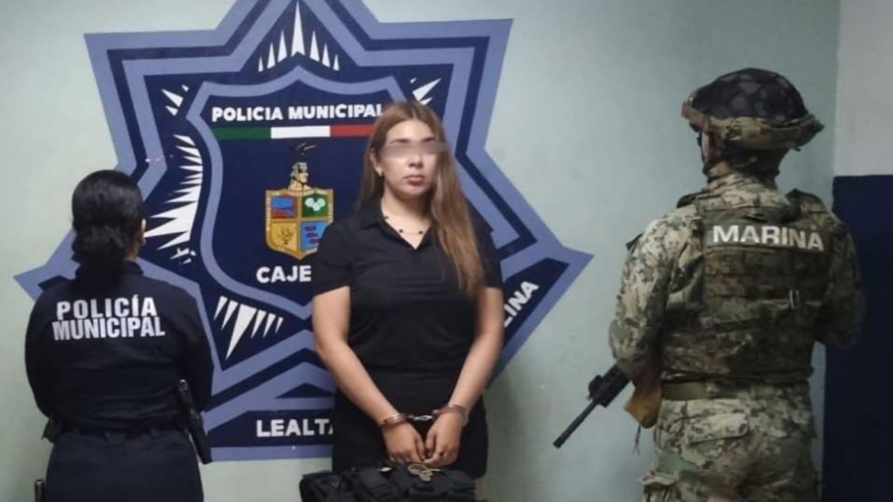 VIDEO: Agente de la AMIC es detenida tras amenazar con su arma al exterior de antro de Ciudad Obregón