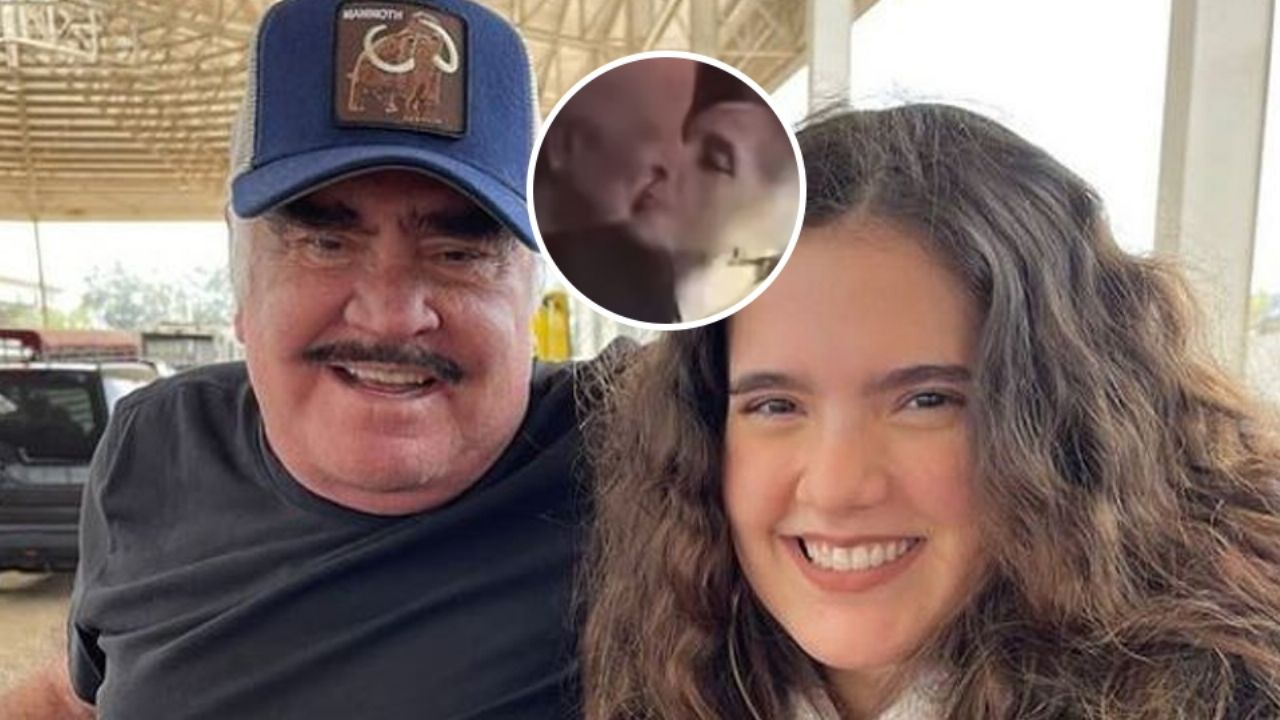 Nieta de Vicente Fernández defiende que en su familia se den besos en la boca: “Es de amor”