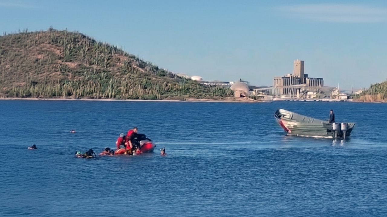 Era su primer día de trabajo: Hallan sin vida a buzo desaparecido en bahía de Guaymas