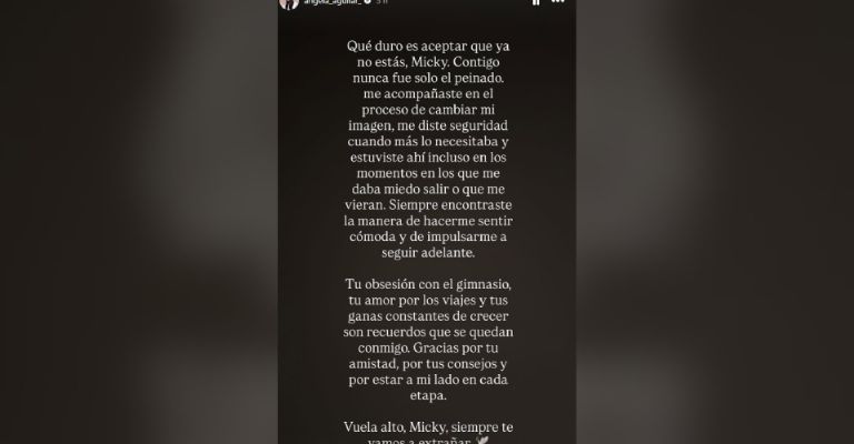 Ángela Aguilar devastada por el asesinato de su estilista, Miguel Ángel de la Mora