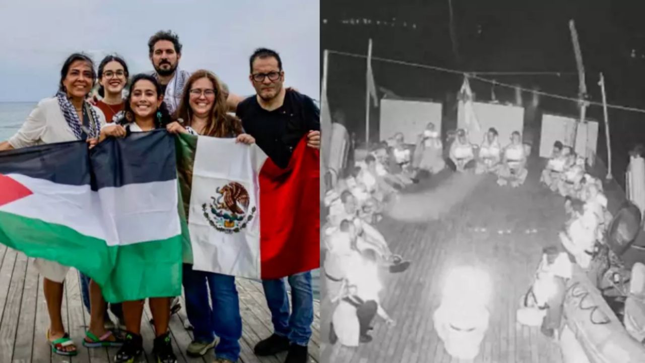 Mexicanos que viajaban en la flotilla humanitaria a Gaza serán repatriados; “Todos están bien”, afirma SRE