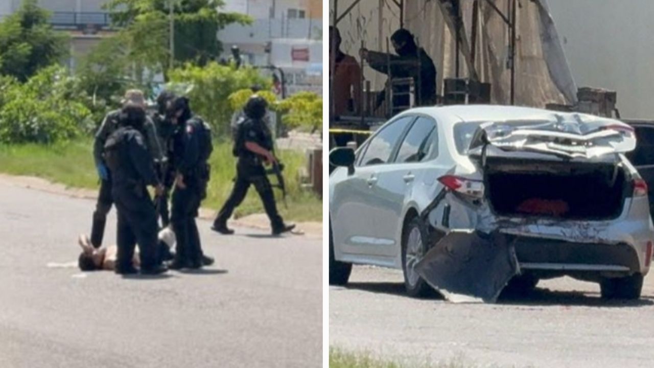 Tras balacera y persecución, rescatan a escolta del hijo del gobernador Rocha en Culiacán