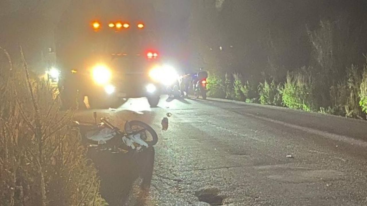Accidente en Ciudad Obregón: Atropellan a un motociclista y lo trasladan al hospital