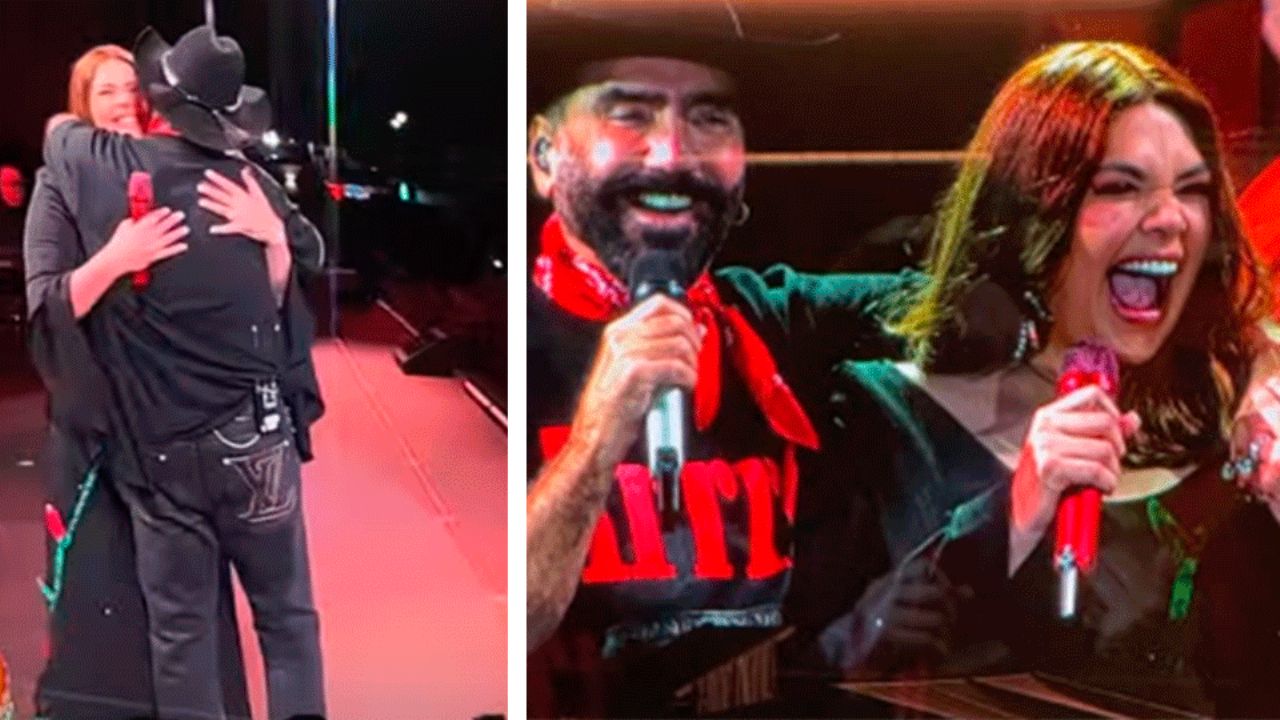 ¡Sorpresa! Alejandro Fernández festeja a Yuridia en pleno concierto ‘De Rey a Rey’ (VIDEO)