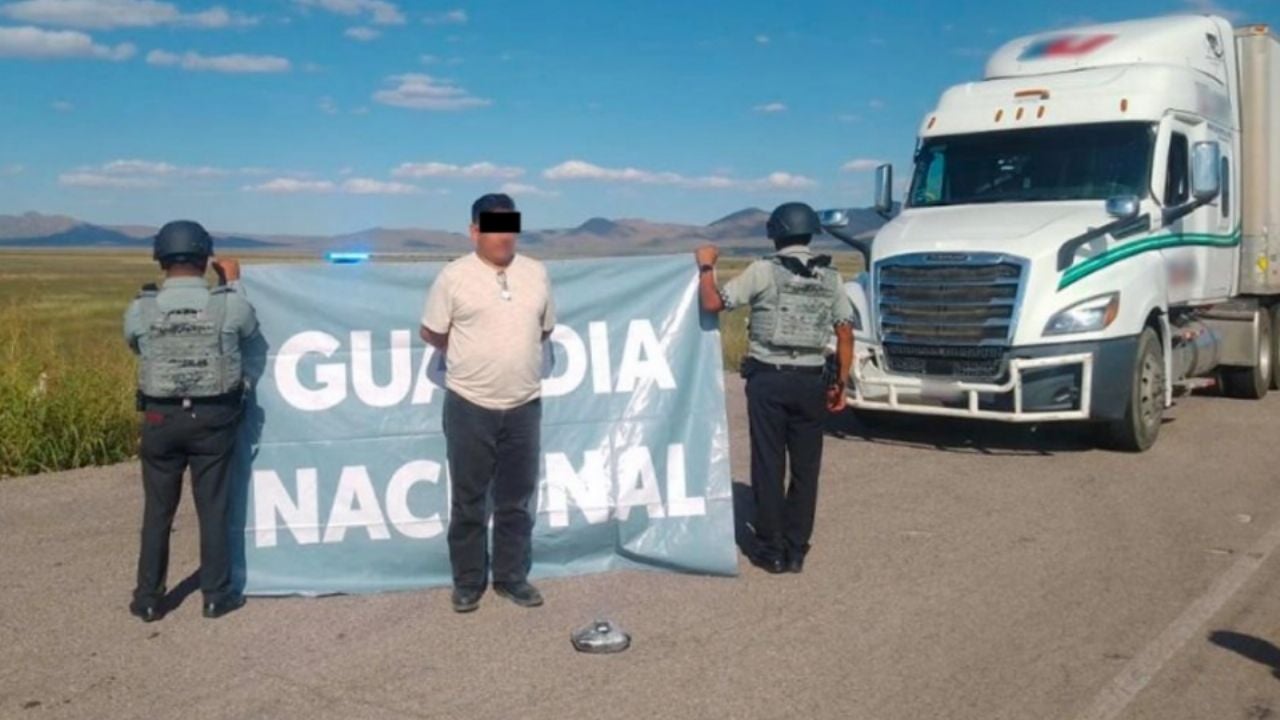 Sorprenden a conductor de tráiler con metanfetamina en carretera Agua Prieta – Janos