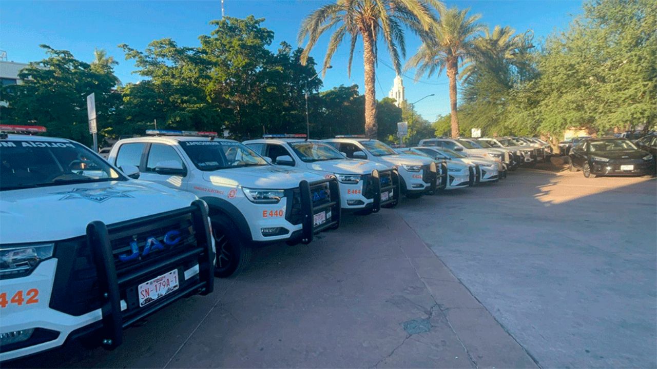Hermosillo estrena 70 patrullas eléctricas para reforzar la seguridad en la ciudad