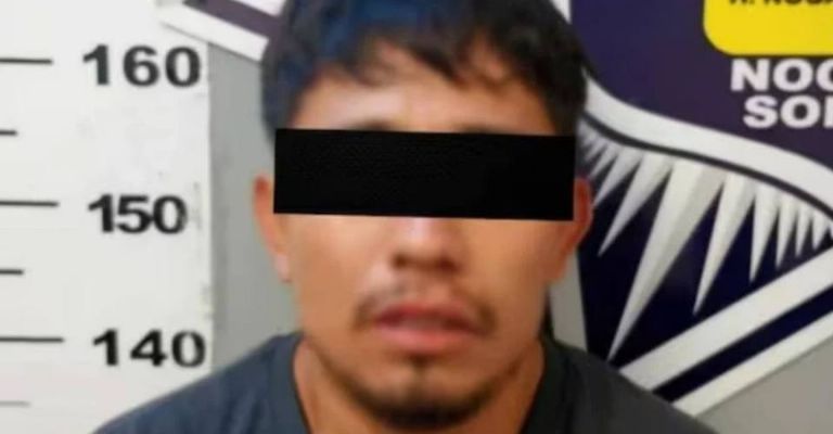 El sujeto fue identificado como Fabián 'N', de 25 años de edad.
