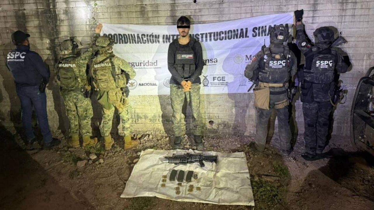 Golpe a Los Chapitos: Fuerzas federales detienen a integrante y aseguran armamento